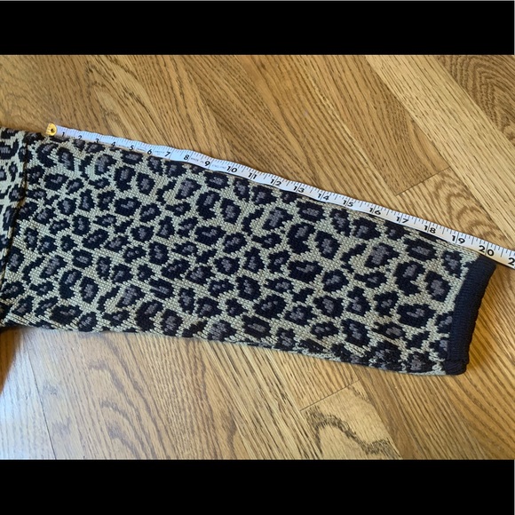 Vintage Tally Ho Leopard button up cardigan Size M - Picture 12 of 14